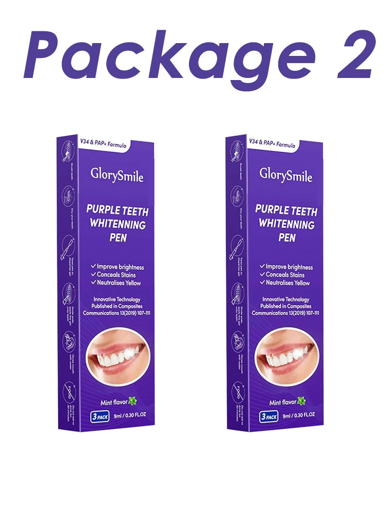 Purple Instant Teeth Whitening Pen